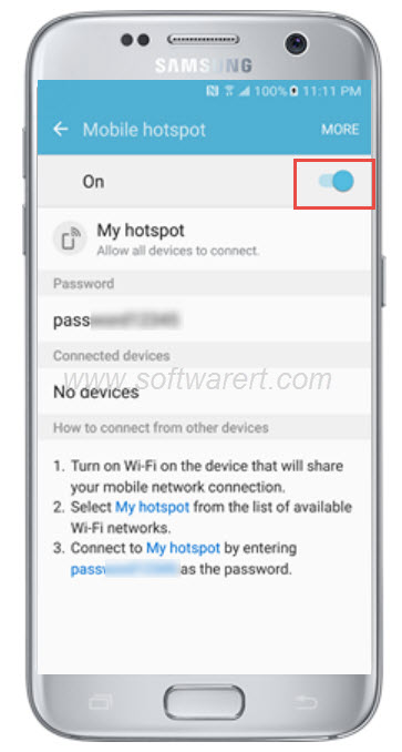 setting up mac pro for mobile hotspot on samsung galaxy s5